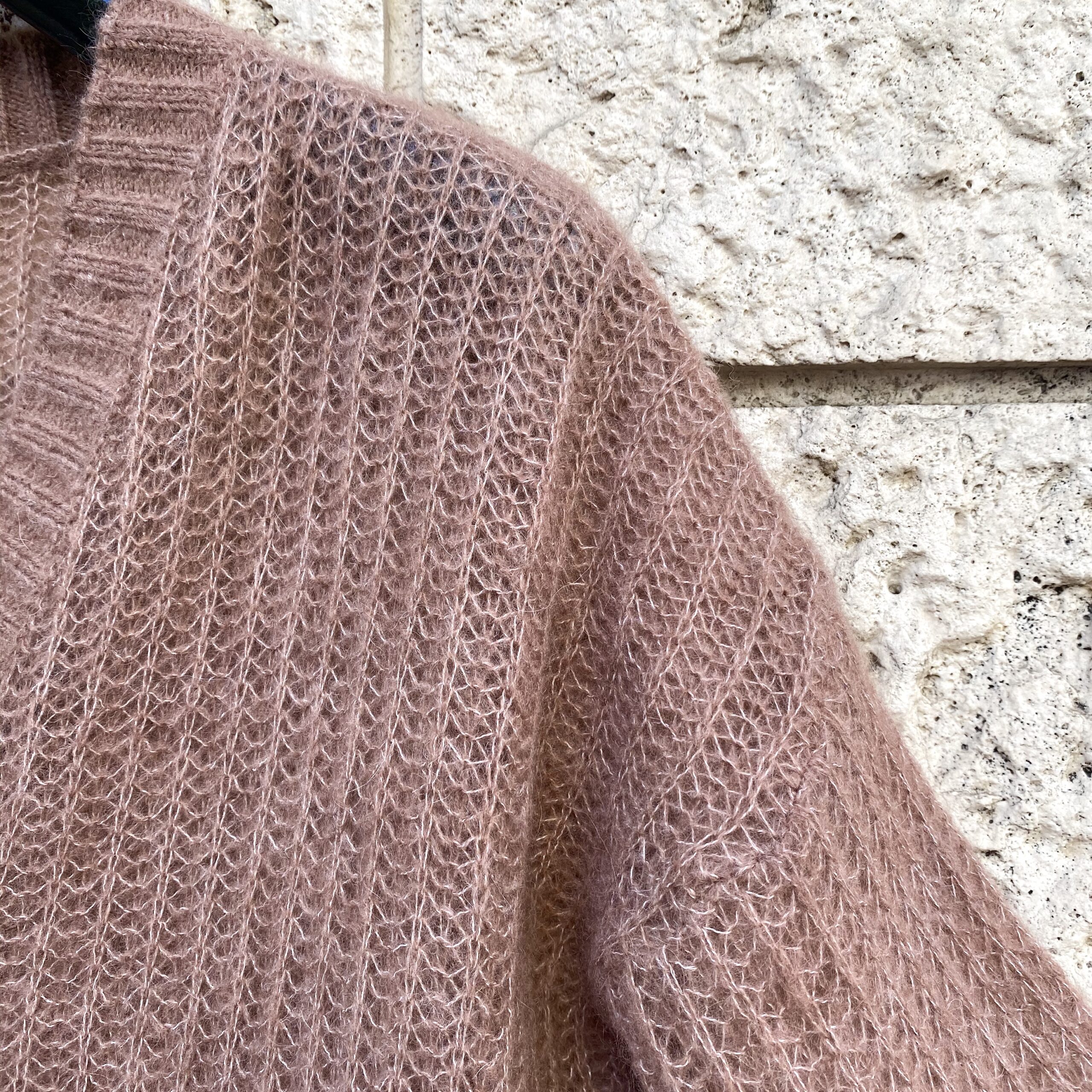 Maglione Armatura Rosa