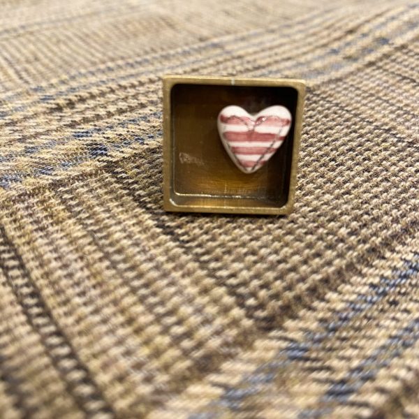 Anello Cuore Righe