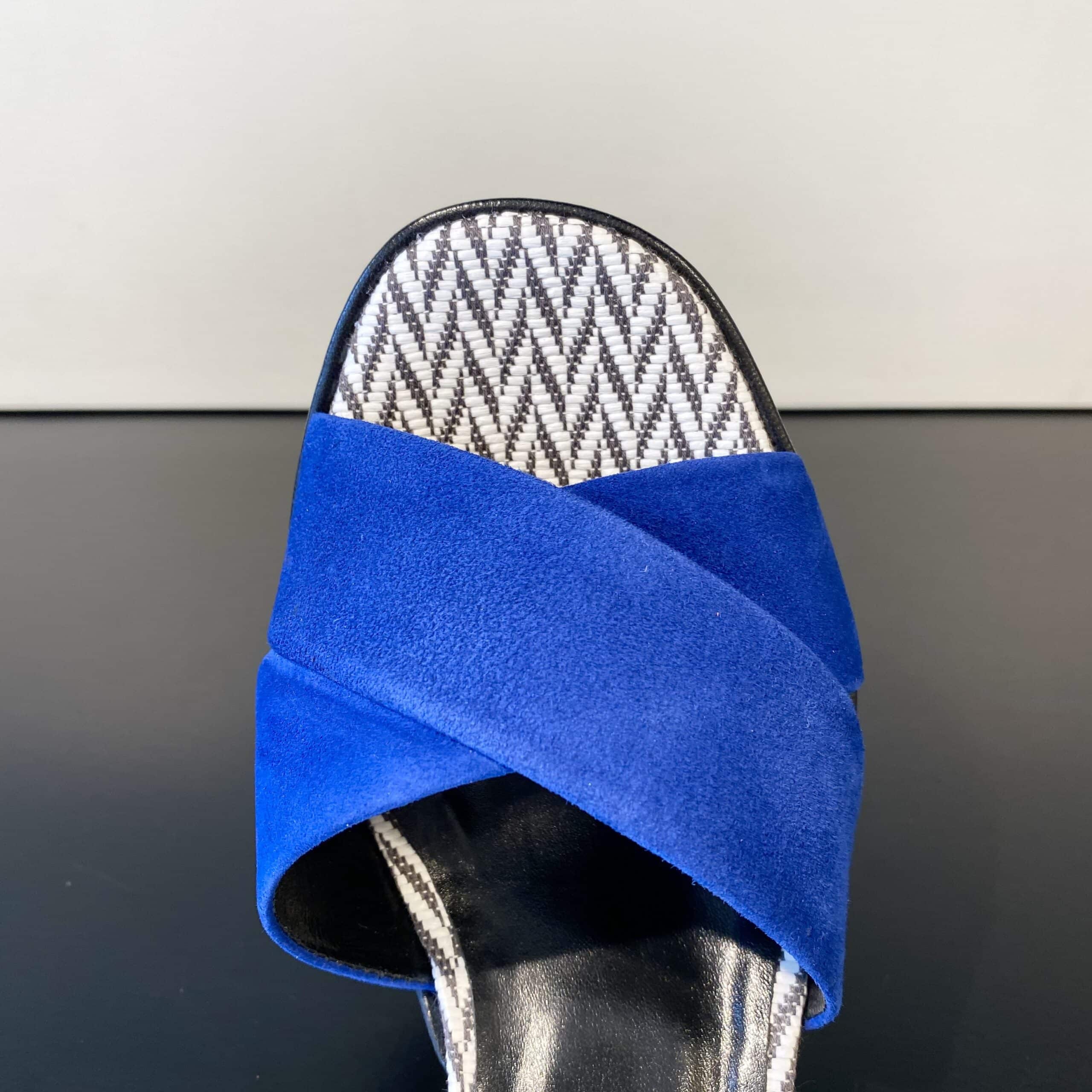 Sandalo Incrocio Bluette