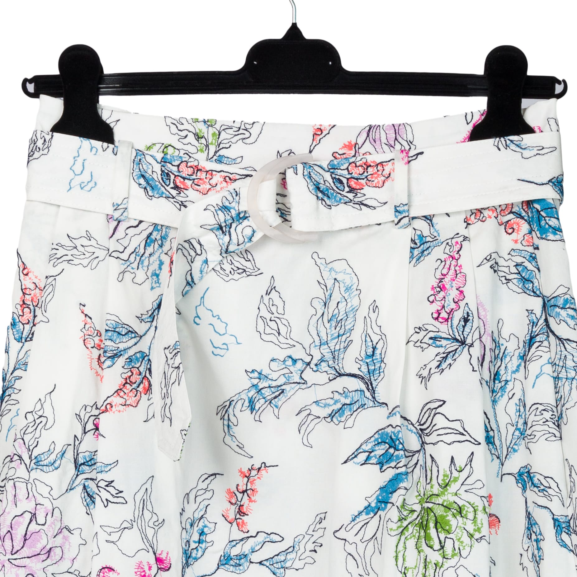 Embroidery White Longuette | DIEGO ZORODDU