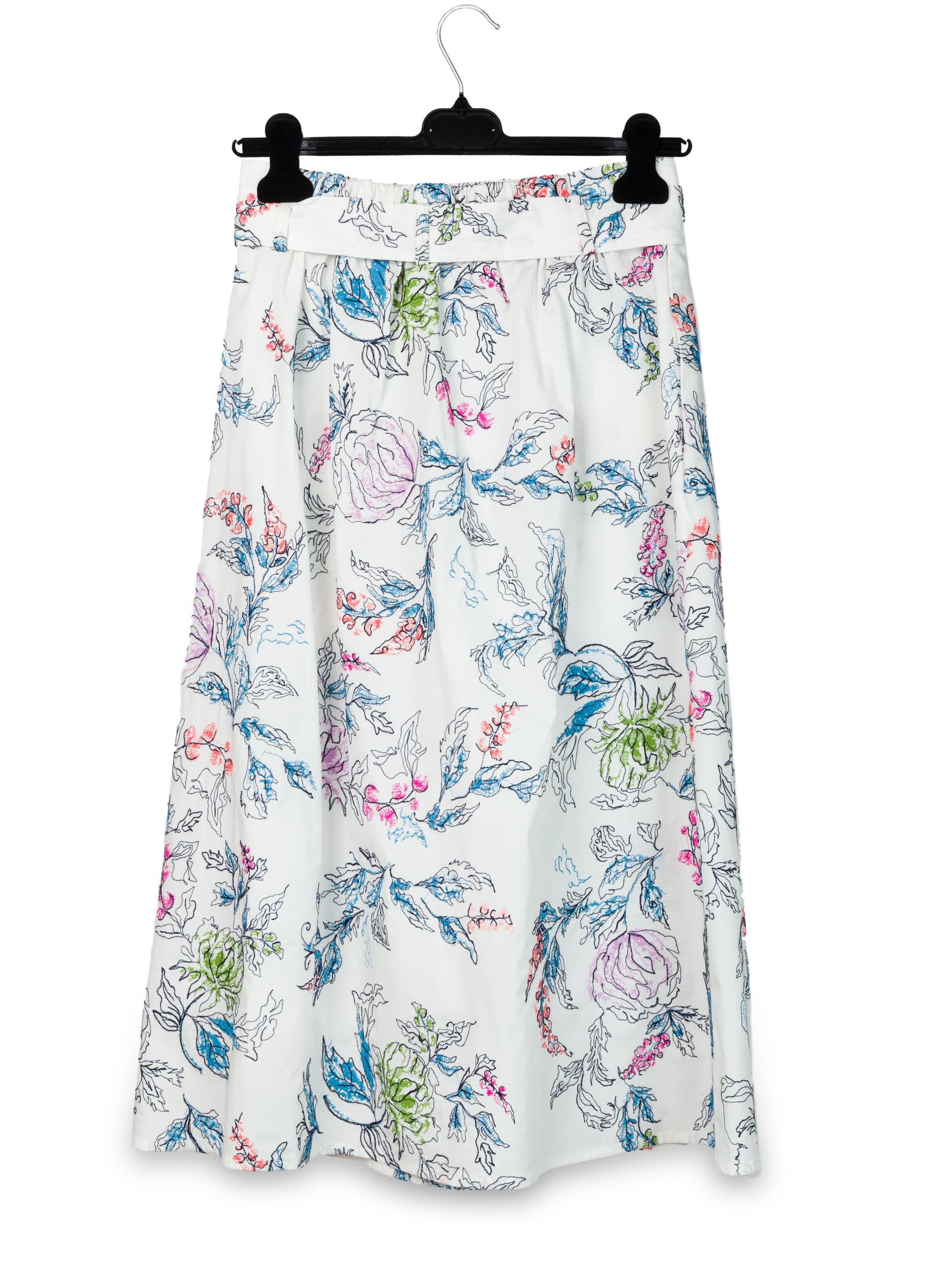 Embroidery White Longuette | DIEGO ZORODDU