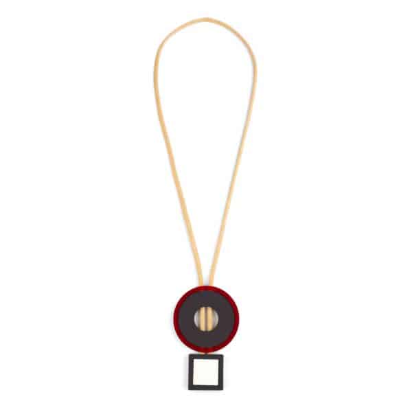 Collana Ring Rosso | DIEGO ZORODDU
