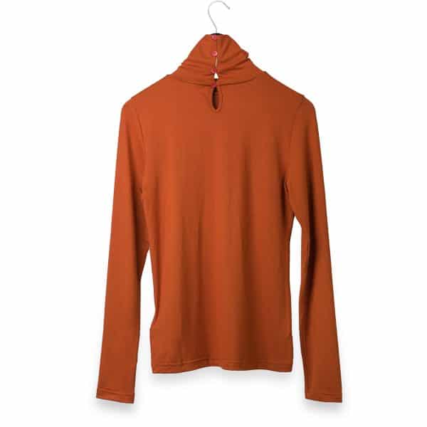 Maglia Collo Alto Ruggine | DIEGO ZORODDU