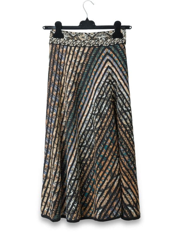 Jacquard Stripes Skirt | DIEGO ZORODDU