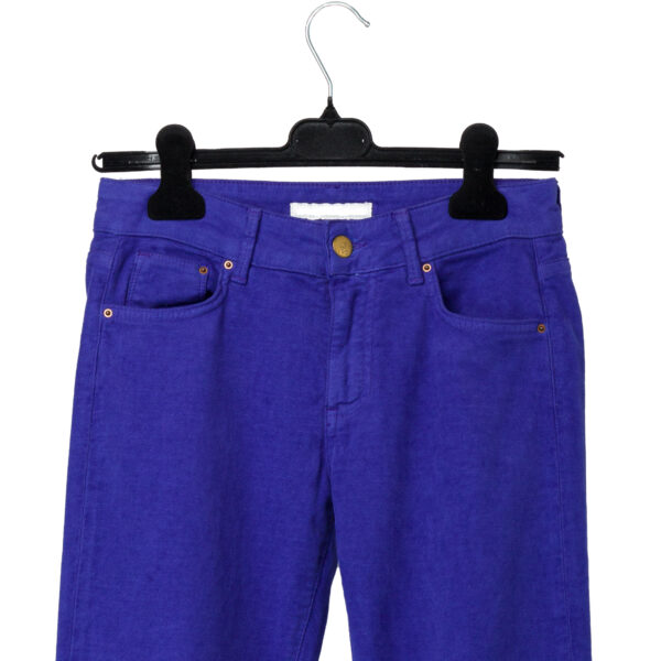 Flared Violet Pants | DIEGO ZORODDU