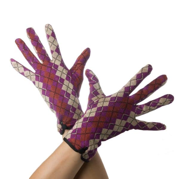 Gloves Multi Cyclamen | DIEGO ZORODDU