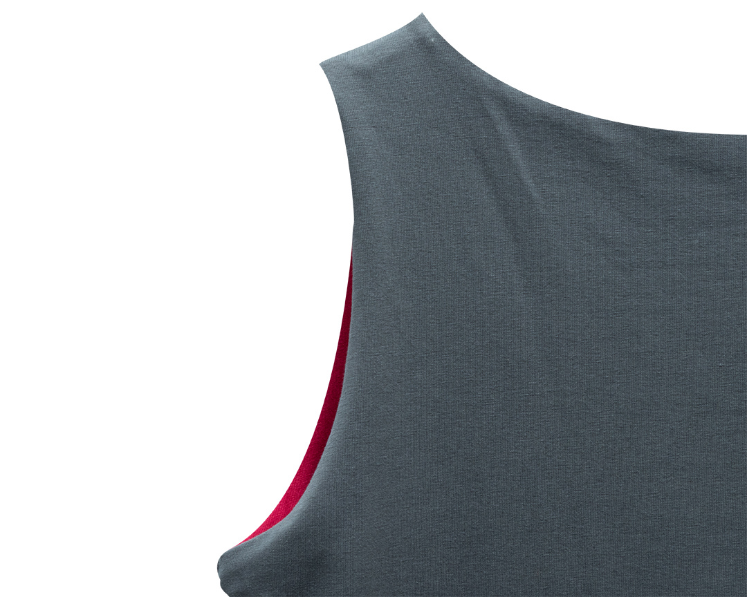 reversible top cyclamen grey