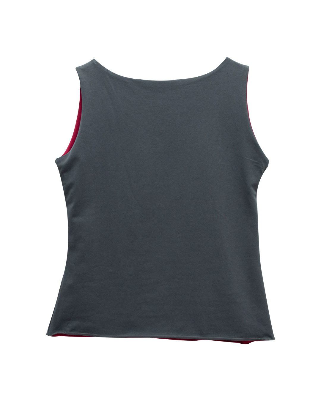 Reversible Top Cyclamen Grey | DIEGO ZORODDU