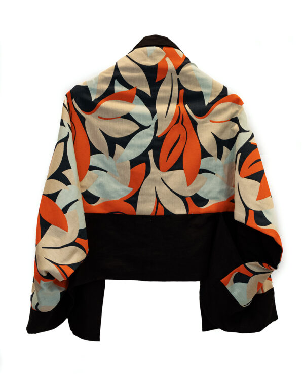 Kimono Reversibile Fantasia Arancio | DIEGO ZORODDU