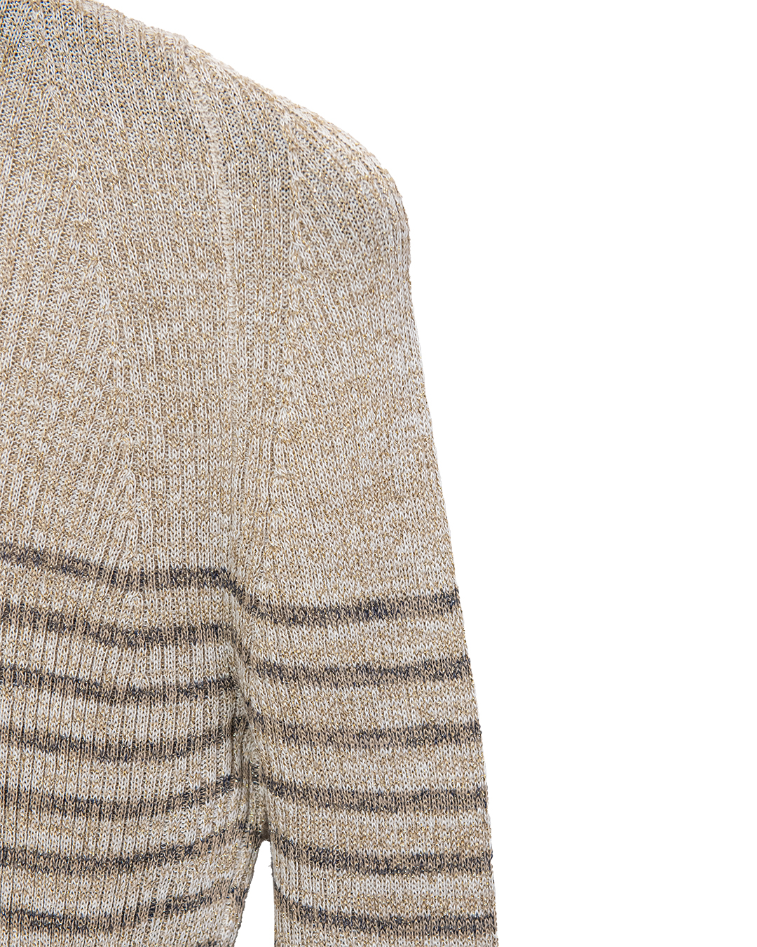 Maglia Righe Beige | DIEGO ZORODDU