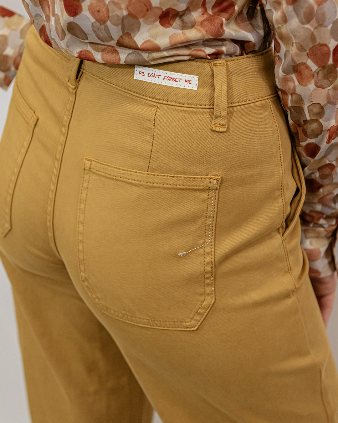 Pantaloni Cotone Senape | DIEGO ZORODDU