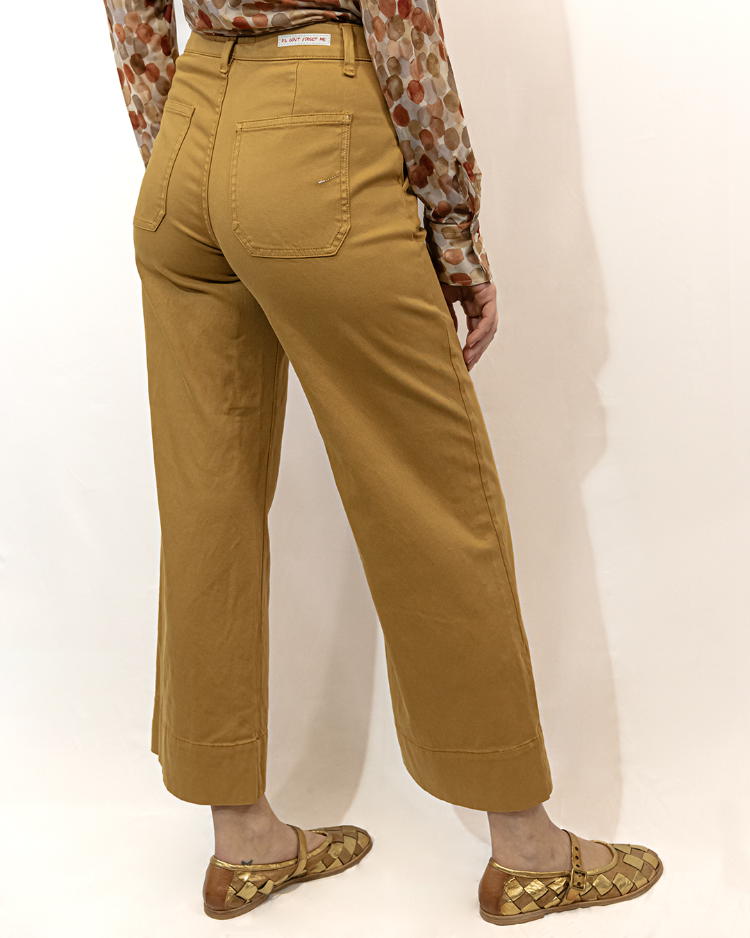 Pantaloni Cotone Senape | DIEGO ZORODDU