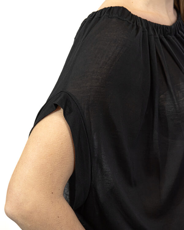 Blusa Tubolari Nera | DIEGO ZORODDU