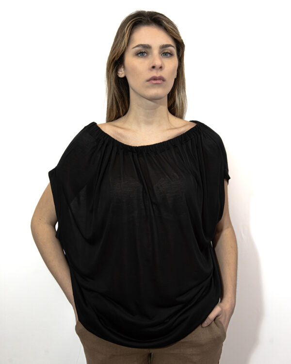 Blusa Tubolari Nera | DIEGO ZORODDU