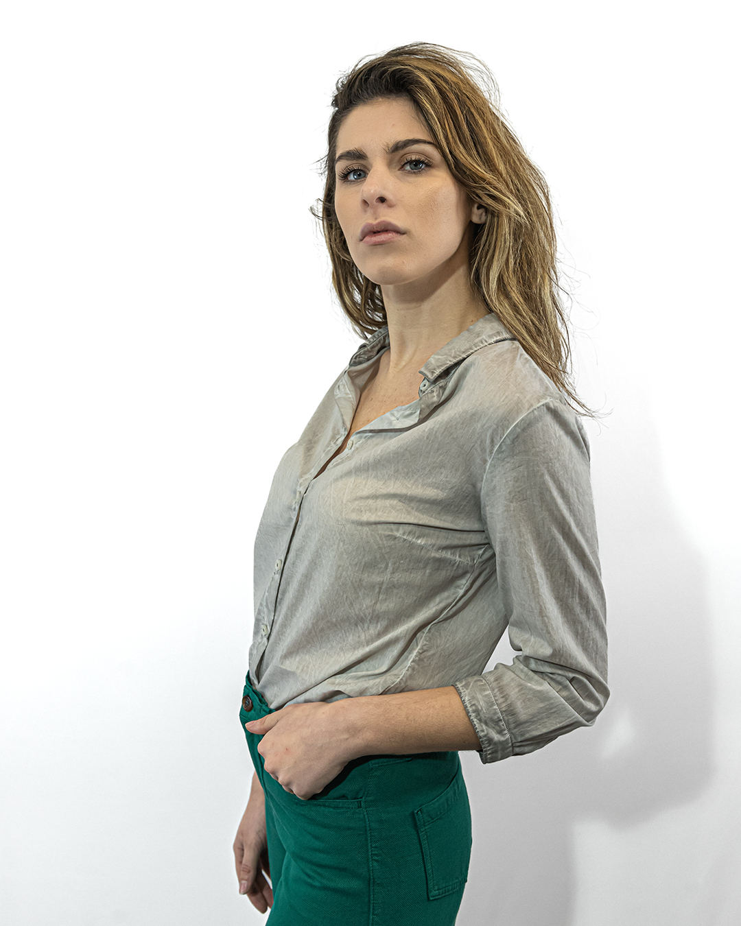 Camicia Sfumata Grigia | DIEGO ZORODDU