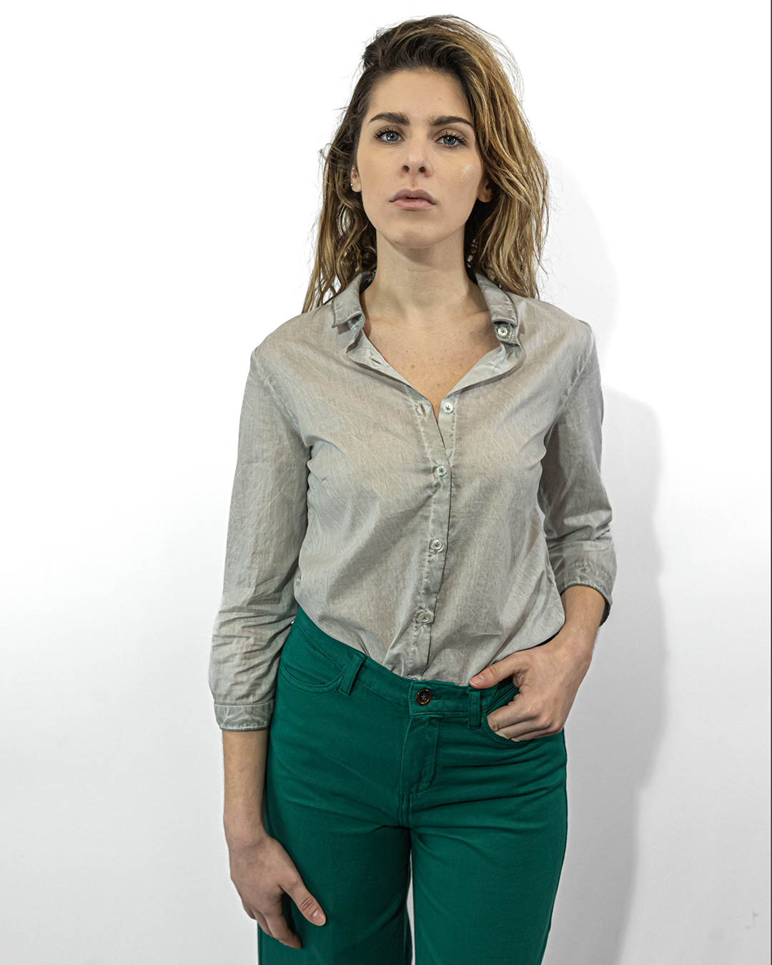 Camicia Sfumata Grigia | DIEGO ZORODDU