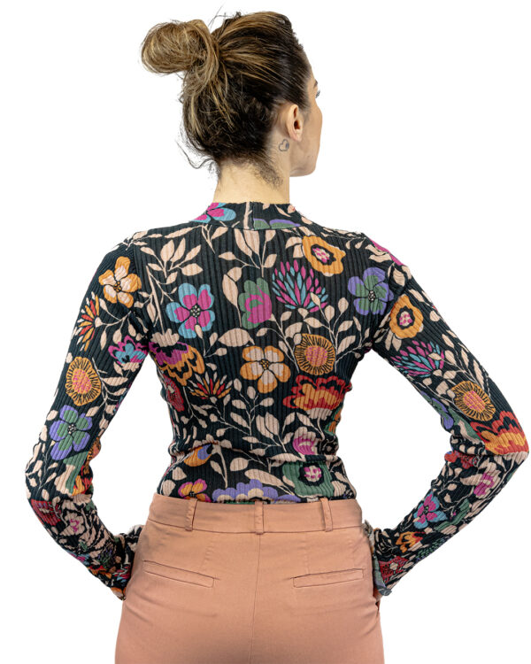 Maglia Petalo Nera | DIEGO ZORODDU