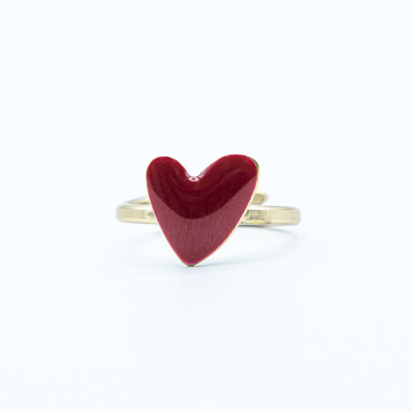Anello Cuore Rosso | DIEGO ZORODDU