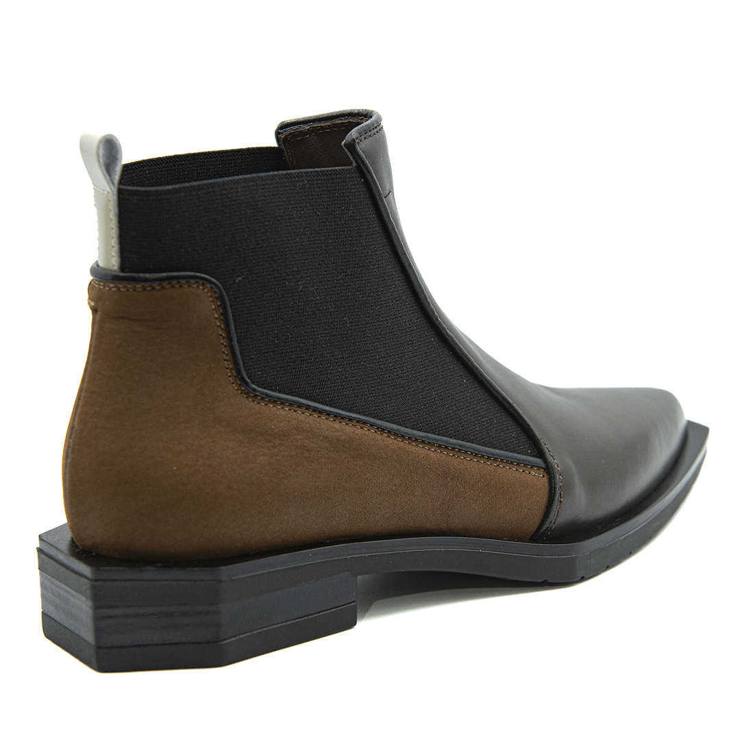 Stivaletto Patch Marrone | DIEGO ZORODDU