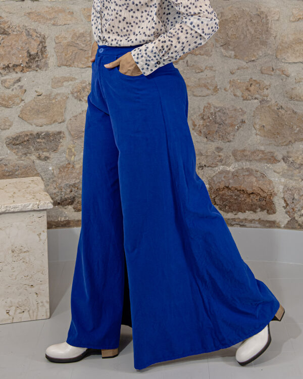 Pantaloni Isa blu | DIEGO ZORODDU