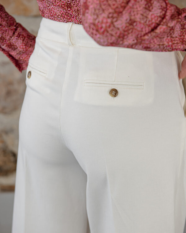 Pantaloni Floyd Bianco | DIEGO ZORODDU