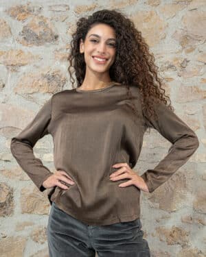 Blusa Cortina Cioccolato | DIEGO ZORODDU