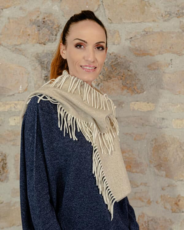 Sciarpa Cashmere Beige | DIEGO ZORODDU