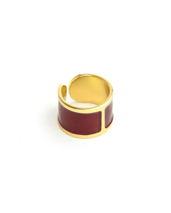 Anello Smaltato Bagno oro | DIEGO ZORODDU