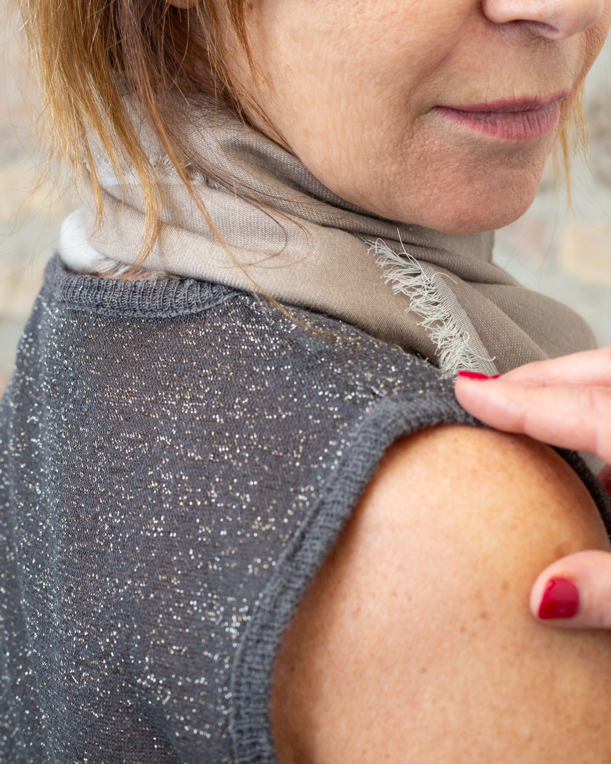 Bandana Lana Taupe | DIEGO ZORODDU