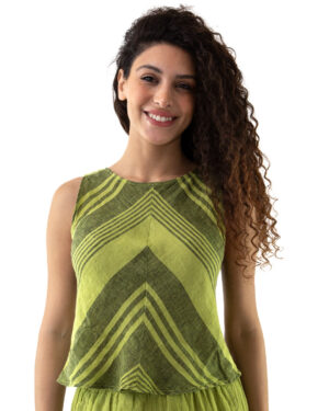 Top Picasso Lino lime | DIEGO ZORODDU