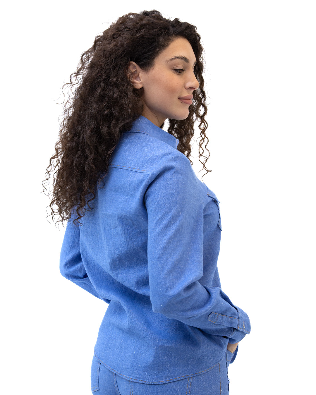 Camicia Sole Denim Azzurro | DIEGO ZORODDU