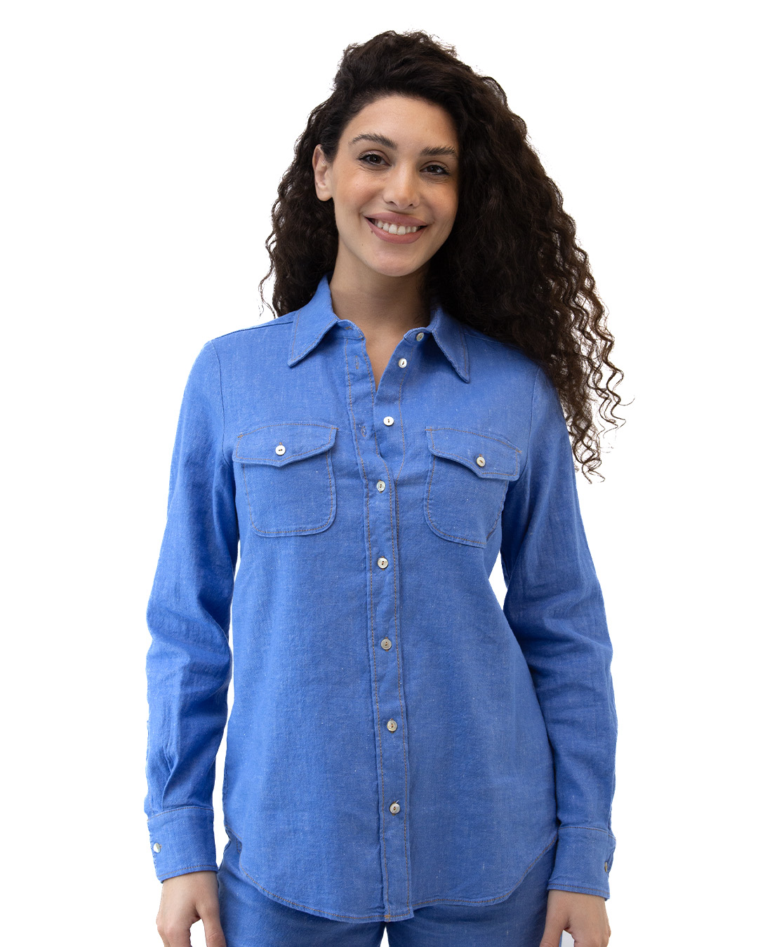 Camicia Sole Denim Azzurro | DIEGO ZORODDU