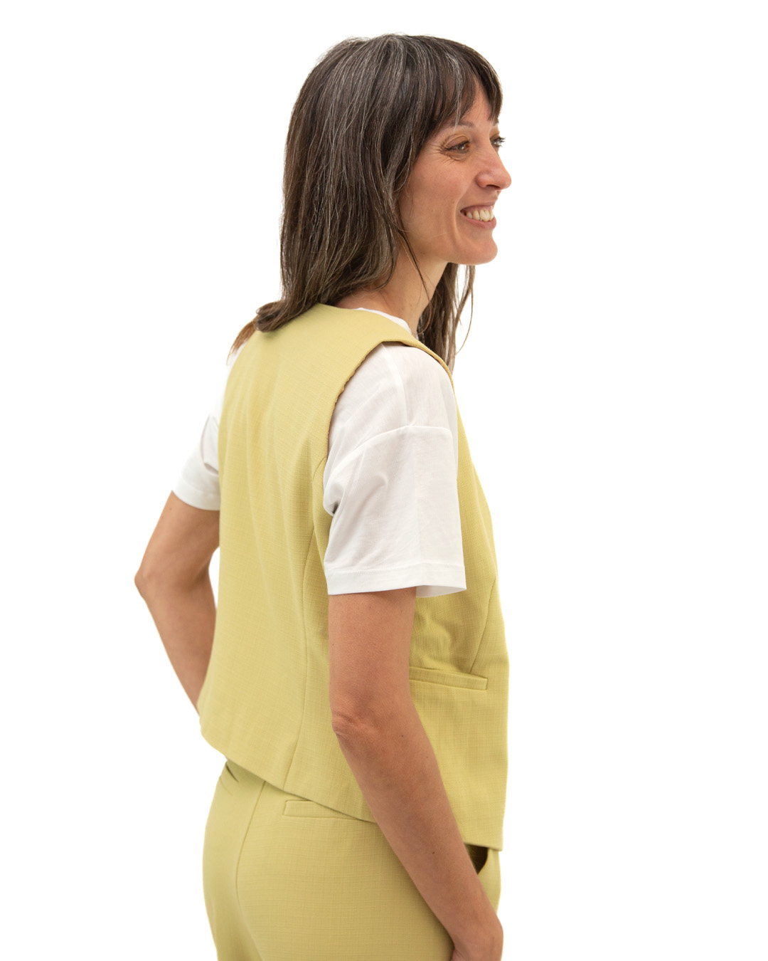 Gilet Bianca Lime | DIEGO ZORODDU