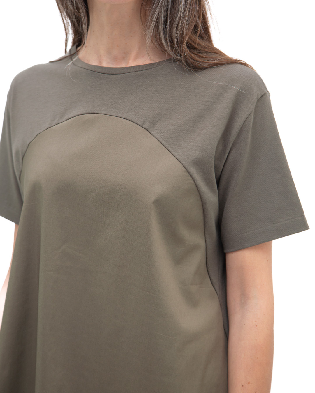 T-Shirt Lavinia Militare | DIEGO ZORODDU