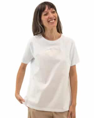 T-Shirt Lavinia Bianco | DIEGO ZORODDU