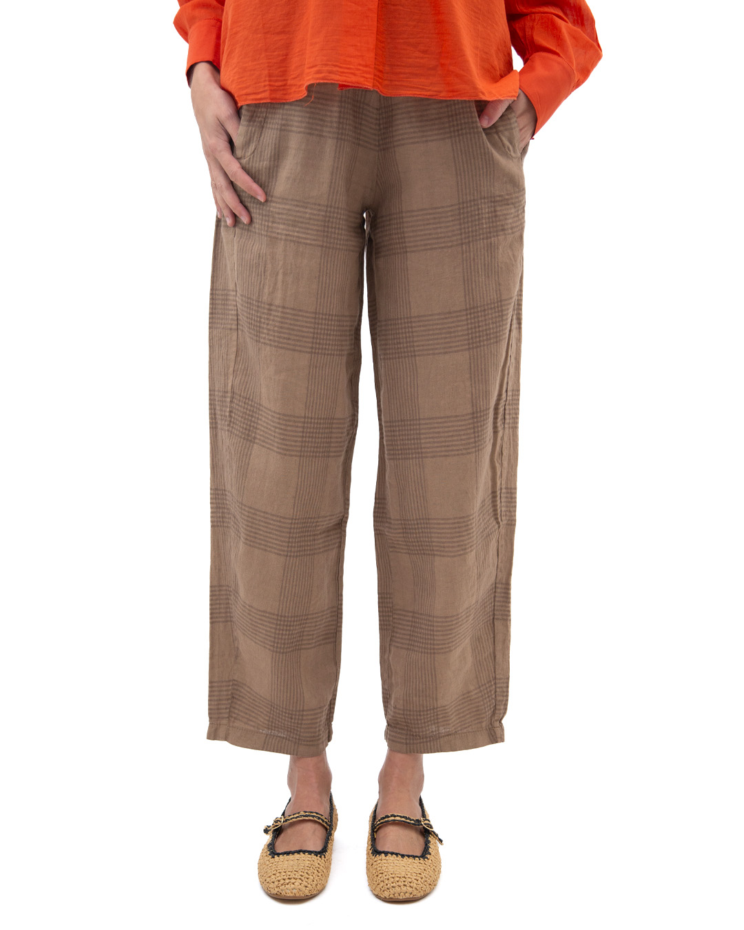 Pantalone Gin Terra Lino | DIEGO ZORODDU