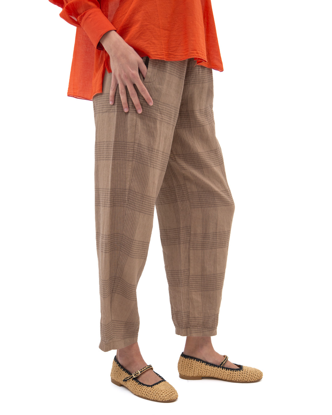 Pantalone Gin Terra Lino | DIEGO ZORODDU