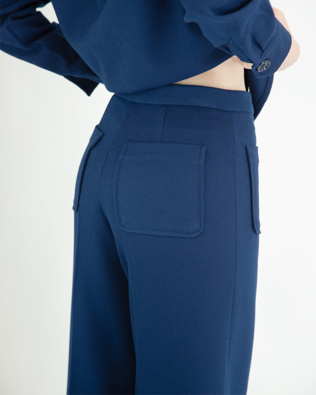 Pantaloni Alberwool Blu | DIEGO ZORODDU