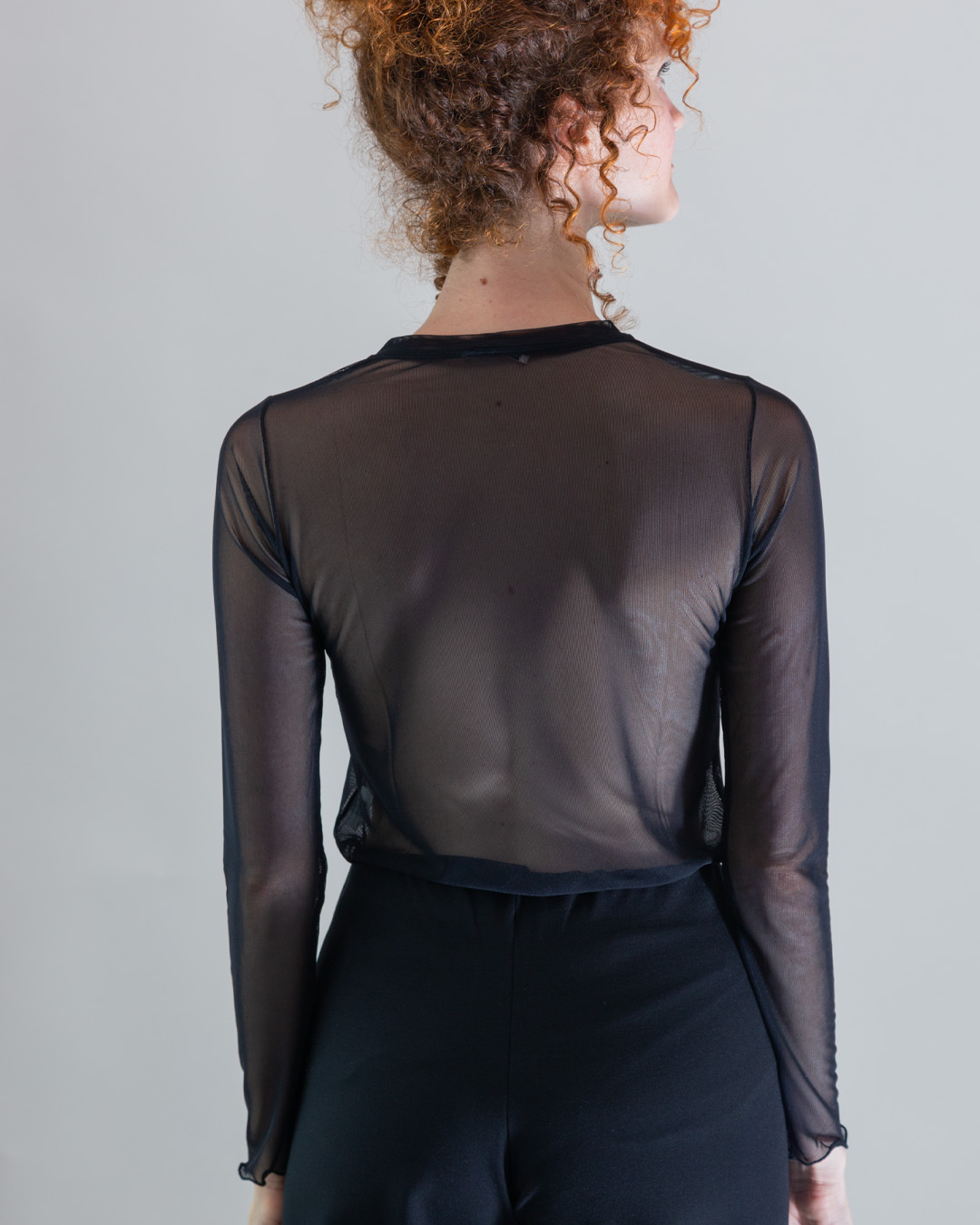 T-shirt Tulle Nero | DIEGO ZORODDU