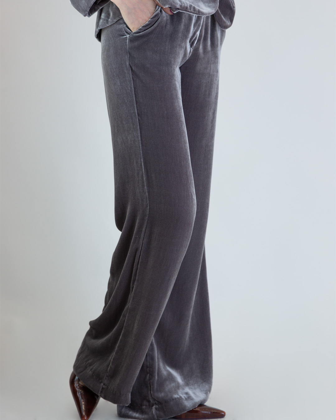 Pantalone Andrea Grigio Perla | DIEGO ZORODDU