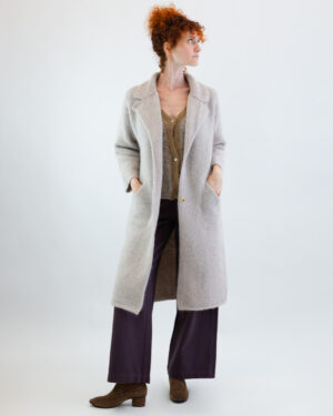 Cappotto in Maglia Sabbia | DIEGO ZORODDU