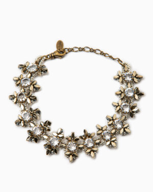 bracciale fiore cristallo