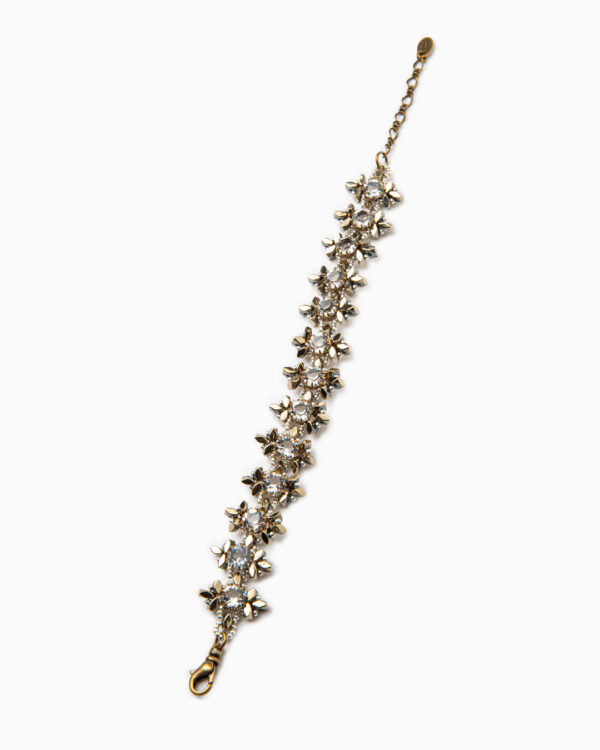 bracciale fiore cristallo