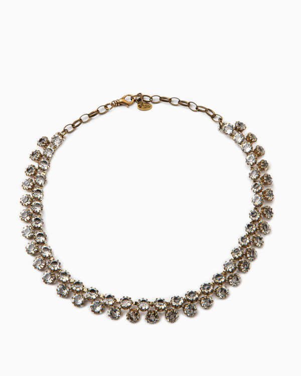 collana rete cristallo