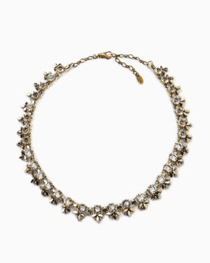 collana fiore cristallo