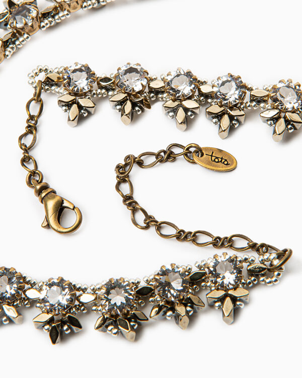 collana fiore cristallo