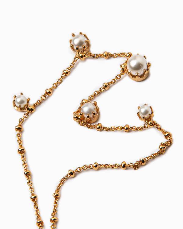 collana punto luce perla