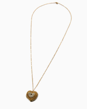 collana cuore due ori