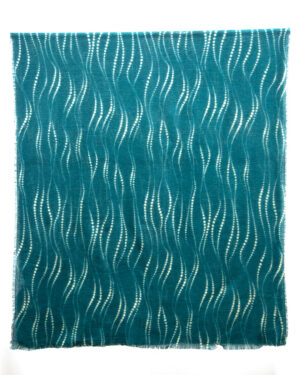 sciarpona verde fantasia