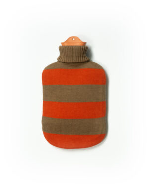 borsa acqua calda righe orange